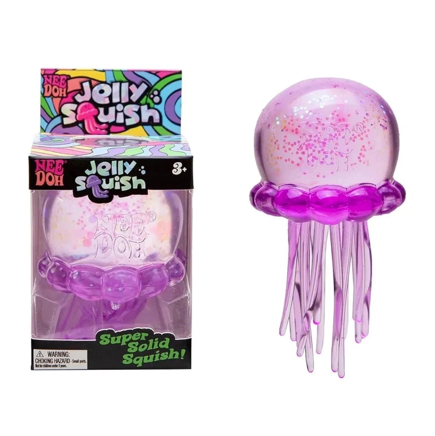 NeeDoh Jelly Squish Stress Toy Jellyfish
